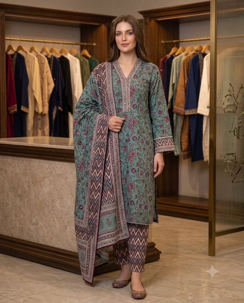 Bin Saeed Unstitch - 3pc Printed lawn