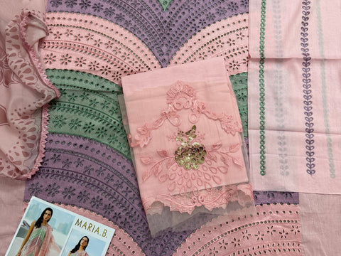 Maria.B Embroidery - 3pc Unstitch MB1