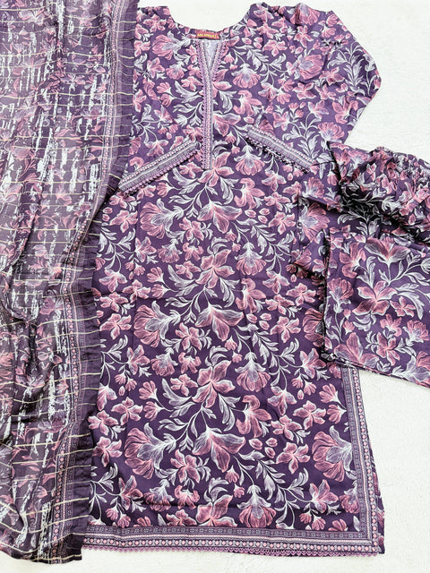 Bin Saeed Ready to Wear 3-Piece Lawn Suit - BS03