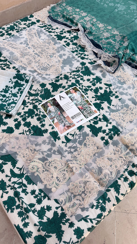 14 August Special Embroidery dress🇵🇰 AE 03