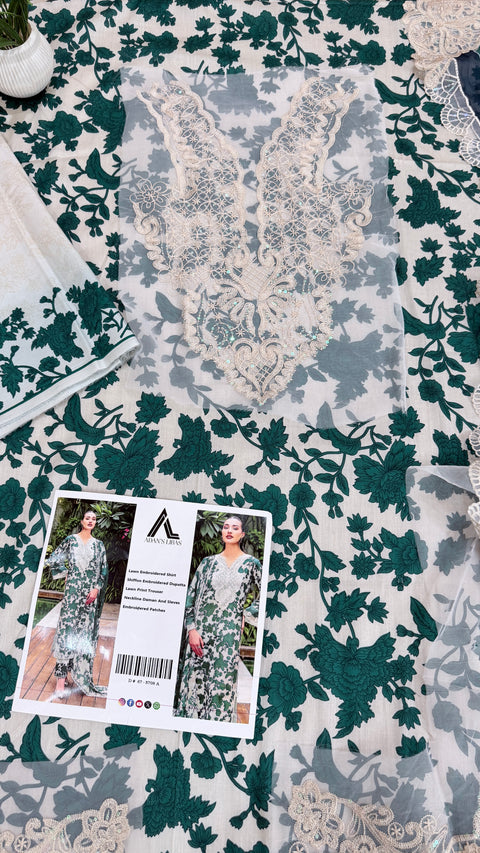 14 August Special Embroidery dress🇵🇰 AE 03
