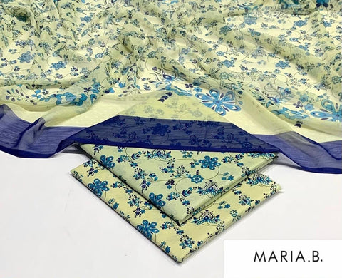 Maria.B Chiffon Duppata 3pc MC 10