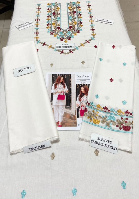 Sahiba’s Embroidery 2pc - Lawn