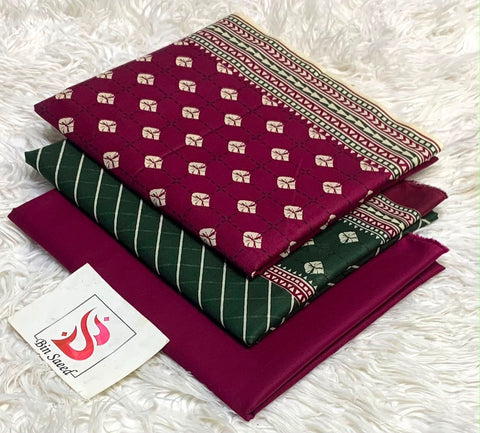 Bin Saeed Unstitch - 3pc Printed lawn