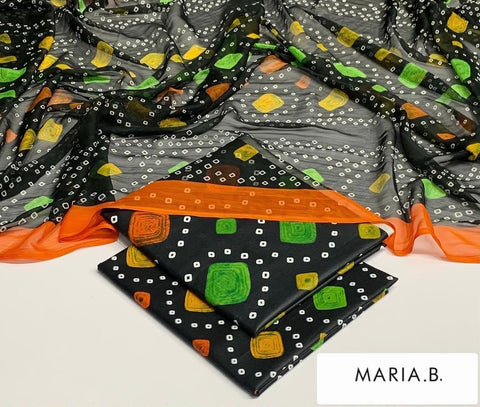 Maria.B Chiffon Duppata 3pc MC 14