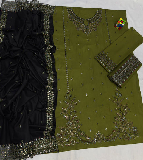 14 August Batik 3Pc embroidery 🇵🇰