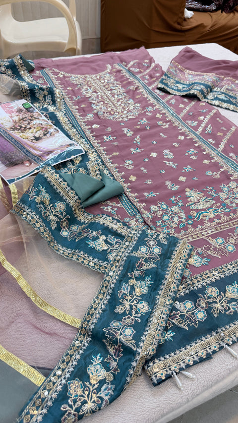 Hania Amir Wedding Chiffon Dress HA01