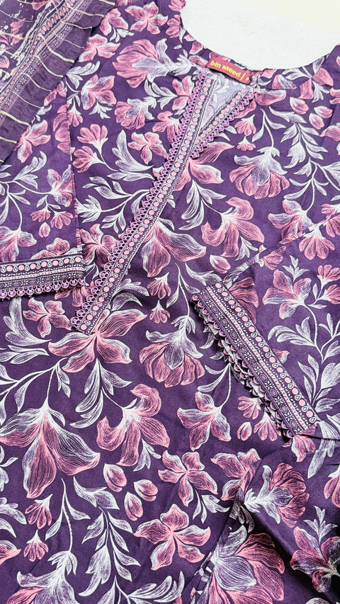 Bin Saeed Ready to Wear 3-Piece Lawn Suit - BS03