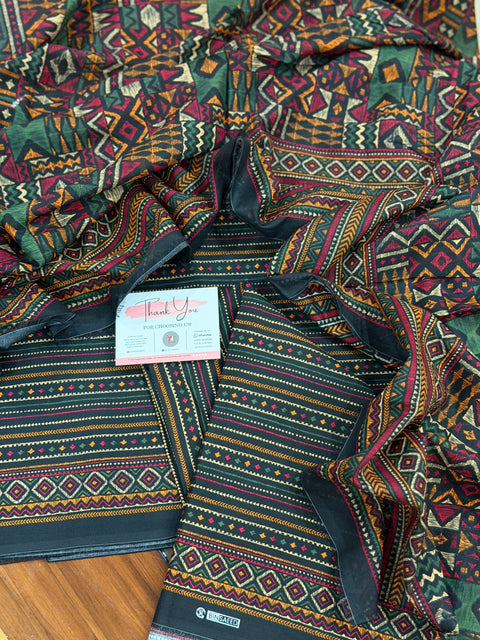 Bin Saeed Unstitch - 3pc Printed lawn