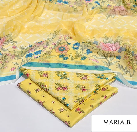 Maria.B Chiffon Duppata 3pc MC 08