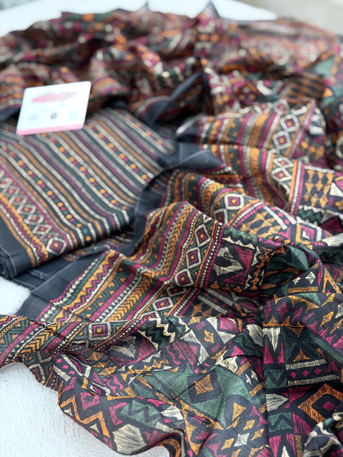 Bin Saeed Unstitch - 3pc Printed lawn
