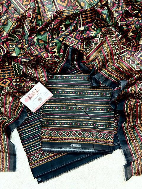 Bin Saeed Unstitch - 3pc Printed lawn