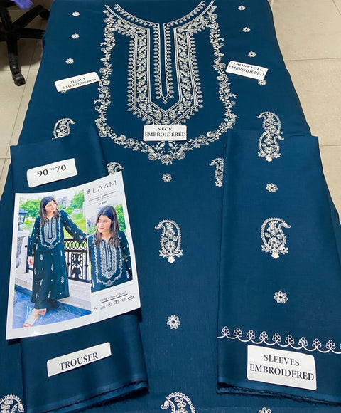 Laam Embroidery 2pc Lawn