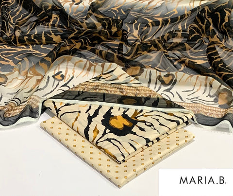 Maria.B Chiffon Duppata 3pc MC 09