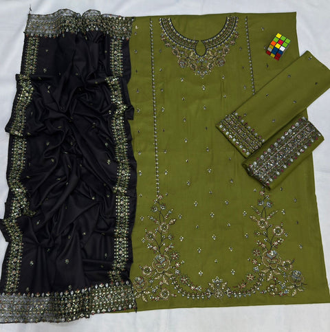 14 August Batik 3Pc embroidery 🇵🇰